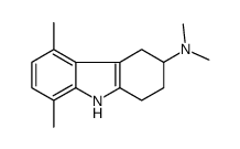 N,N,5,8-tetramethyl-2,3,4,9-tetrahydro-1H-carbazol-3-amine结构式