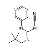 1-cyano-2-(2,2-dimethylpropyl)-3-pyridin-3-ylguanidine Structure