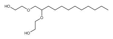 2,2'-(1-decyl-ethane-1,2-diyldioxy)-bis-ethanol结构式