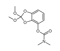 (2,2-dimethoxy-1,3-benzodioxol-4-yl) N,N-dimethylcarbamate Structure
