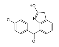 7-(4-chlorobenzoyl)-1,3-dihydroindol-2-one structure