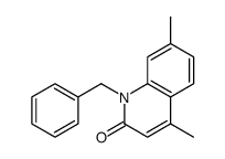 1-benzyl-4,7-dimethylquinolin-2-one结构式