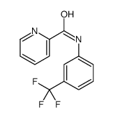 N-[3-(trifluoromethyl)phenyl]pyridine-2-carboxamide结构式