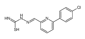 [[6-(4-chlorophenyl)pyridin-2-yl]methylideneamino]thiourea Structure