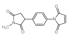 1-[4-(1-methyl-2,5-dioxo-pyrrolidin-3-yl)phenyl]pyrrole-2,5-dione Structure