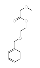 2-phenylmethoxyethyl 2-methoxyacetate Structure