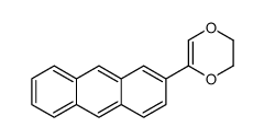 5-anthracen-2-yl-2,3-dihydro-1,4-dioxine Structure