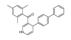 (4-Biphenyl-4-yl-1,4-dihydro-pyridin-3-yl)-(2,4,6-trimethyl-phenyl)-methanone结构式