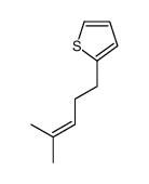 2-(4-methylpent-3-enyl)thiophene结构式