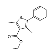 ethyl 2,4-dimethyl-5-phenylthiophene-3-carboxylate结构式