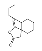 6-propyl-2-oxaspiro[4.5]decane-1,3-dione Structure