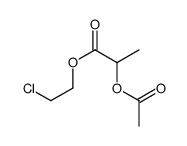 2-chloroethyl 2-acetyloxypropanoate Structure