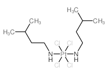 Platinum,tetrachlorobis(3-methyl-1-butanamine)-, (OC-6-22)-结构式