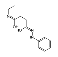N-ethyl-4-oxo-4-(2-phenylhydrazinyl)butanamide结构式