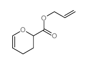 2H-Pyran-2-carboxylicacid, 3,4-dihydro-, 2-propen-1-yl ester Structure