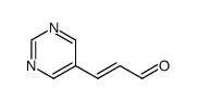 2-Propenal, 3-(5-pyrimidinyl)-, (2E)- (9CI)结构式