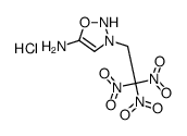 3-(2,2,2-trinitroethyl)-2H-oxadiazol-2-ium-5-amine,chloride Structure