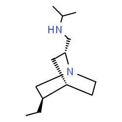 1-Azabicyclo[2.2.2]octane-2-methanamine,5-ethyl-N-(1-methylethyl)-,(1S,2R,4S,5R)-(9CI) structure