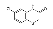 6-chloro-3,4-dihydro-2H-1,4-benzothiazinone结构式