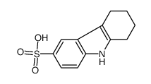 6,7,8,9-tetrahydro-5H-carbazole-3-sulfonic acid结构式