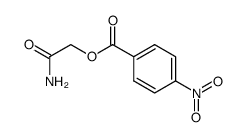 2-(4-Nitrobenzoyloxy)acetamid Structure