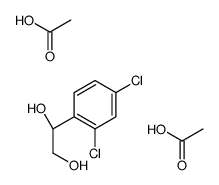 acetic acid,(1S)-1-(2,4-dichlorophenyl)ethane-1,2-diol结构式