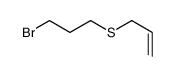 1-bromo-3-prop-2-enylsulfanylpropane结构式