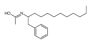 N-(1-phenyldodecan-2-yl)acetamide结构式