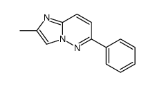 2-methyl-6-phenylimidazo[1,2-b]pyridazine结构式