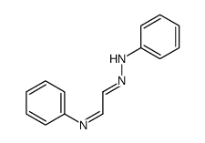 N-(2-phenyliminoethylideneamino)aniline Structure