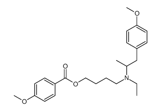 4-Methoxybenzoic acid 4-[ethyl[2-(4-methoxyphenyl)-1-methylethyl]amino]butyl ester picture