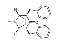 2α,4α-dibenzyltropanone结构式