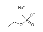 sodium O-ethyl methylphosphonate结构式