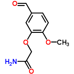 2-(5-Formyl-2-methoxyphenoxy)acetamide结构式