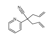 2-allyl-2-pyridin-2-yl-pent-4-enenitrile Structure
