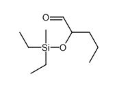 2-[diethyl(methyl)silyl]oxypentanal Structure