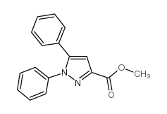 METHYL 1,5-DIPHENYL-1H-PYRAZOLE-3-CARBOXYLATE Structure