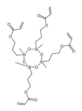 (2,4,6,8-tetramethylcyclotetrasiloxane-2,4,6,8-tetrayl)tetrakis(propane-1,3-diyl) tetraacrylate picture