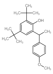 2,4-BIS(1,1-DIMETHYLETHYL)-6-(1-(4-METHOXY PHENYL)ETHYL)PHENOL structure