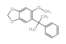 6-methoxy-5-(2-phenylpropan-2-yl)benzo[1,3]dioxole structure