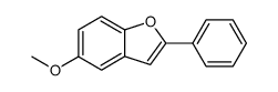 5-Methoxy-2-phenyl-1-benzofuran结构式