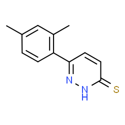 6-(2,4-Dimethylphenyl)-3(2H)-pyridazinethione结构式