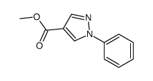 1-PHENYL-1H-PYRAZOLE-4-CARBOXYLIC ACID METHYL ESTER结构式