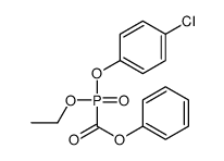 phenyl [(4-chlorophenoxy)-ethoxyphosphoryl]formate Structure
