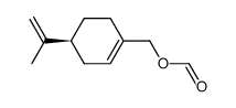formic acid-((S)-p-mentha-1,8-dien-7-yl ester)结构式