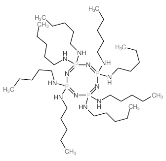 N2,N2,N4,N4,N6,N6,N8,N8-octapentyl-1,3,5,7-tetraza-2$l^C40H96N12P4,4$l^C40H96N12P4,6$l^C40H96</s结构式