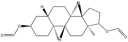 5α-Androstane-3α,17β-diol diformate structure