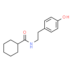 N-CYCLOHEXANOYL TYRAMINE Structure