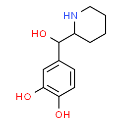 1,2-Benzenediol, 4-[(S)-hydroxy-(2S)-2-piperidinylmethyl]- (9CI)结构式