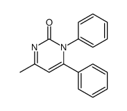 4-methyl-1,6-diphenylpyrimidin-2-one Structure